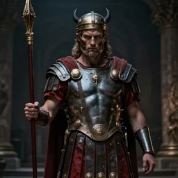 demonic roman centurion, highly detailed, dramatic lighting, cinematic, 4k