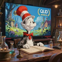 4K concept art of a wizards laboratory, digital art by Dr Seuss, animated by Studio ghibli, masterpiece trending on artstation, ultrafine detail, ray tracing by Nvidia, demonstration for QLED displays, award winning close up view of a wizards lab, concept art with stunning detail