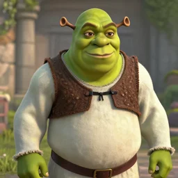 putin as shrek, photorealistic, high qulity photo
