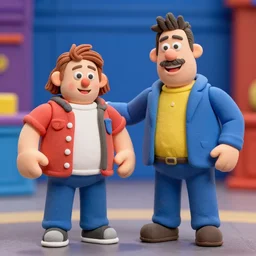 a claymation still of family feud starring steve harvey
