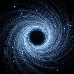 particle trails, inspired by refik anadol, spiral waves, electrons, 8 k