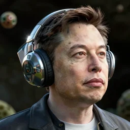 elon musk in spore, video game, detailed, 3 d, high quality