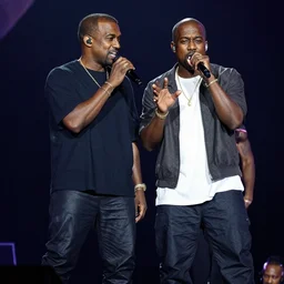 kanye west performing live on tour with special guests, kanye west and kanye west