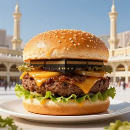 The Kaaba inspired by a burger in Mecca