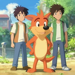 crash bandicoot by makoto shinkai and hidari and wlop