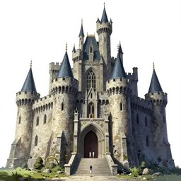 tonemapped the castle of the necromancer by john avon, seb mckinnon, yoshitaka amano