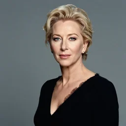 a studio photograph of Helen Mirren; f/1.4; 90mm