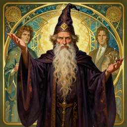 williem dafoe as the wizard of oz, intricate, d & d, fantasy, art nouveau, digital painting, trending on artstation, sharp focus, illustration, global illumination, ray tracing, art by artgerm and greg rutkowski and ruan jia
