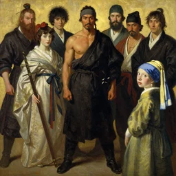 full body character of a ancient chinese man with headband, painting by masago kimiya, gaston bussiere, katsuya terada, nc wyeth, greg rutkowski, craig mullins, vermeer, frank frazetta, mucha, tom of finland, trending on artstation, jeffery catherine jones