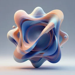 abstract 3 d art by daim