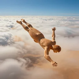 proto indoafrieuropean paint carvings by marvel of photographic evidence of icarus falling in a mystifying desert of cloudfields. self actualisation award winning heavens beams beautiful sun rays with paint. realism dslr hd photography with ray tracing, lens flare and vivid imagery. beautiful art, exhibit 8 a
