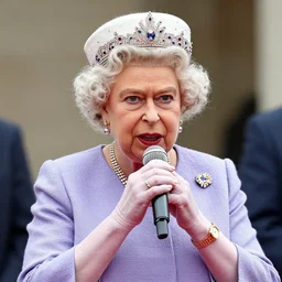 queen elizabeth as a rapper