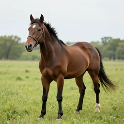 scared horse