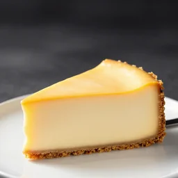 a juicy piece of cheese cake from a high class bakery, depth of field, dark setup, dynamic lighting, food photography, isometric, tasty, wide shot, studio, bokeh, gmaster, cooking, food, kodak, sony, canon