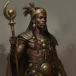 :  african shamen fantasy, fantasy magic,  , intricate, sharp focus, illustration, highly detailed, digital painting, concept art, matte, Artgerm and Paul lewin and kehinde wiley, masterpiece