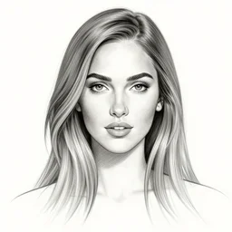 megan fox portrait by arunas kacinskas and mallory heyer, sketch, pencils, minimalistic, procreate, digital illustration, vector illustration, doodle, applepencil, geometrical shapes and lines, newstyle