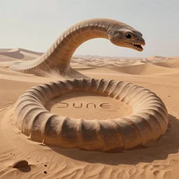 A ultra detailed matte painting of Sand Worm from Dune, by Peter mohrbacher, trending on ArtStation, epic composition, epic scale