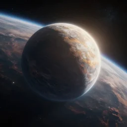 cinematic render of atmospheric deep space, homeworld skies, volumetric lighting, john harris, john berkey