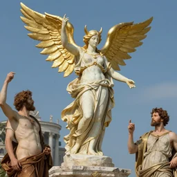 statue of the goddess of the sun helios descending from olympus, artstation, concept art, smooth, sharp focus, illustration, art by artgerm and greg rutkowski and alphonse mucha and william adolphe bouguereau and john william waterhouse