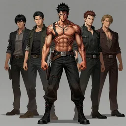 full body shot Guts Berserk fan art, digital 2d, extremely detailed, made by wlop, maxwell boas, Naranbaatar Ganbold, Raymond Swanland and Ruan Jia. Masterpiece