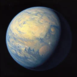 A planet by Zdzislaw Beksinski