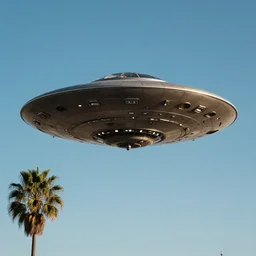 UFO in the skies of Los Angeles