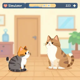 Screenshot from Cat simulator 2022