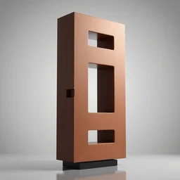 contemporary art sculpture made of rectangle tetris, octane render, trending on artstation, abstract art