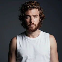post malone in bladerunner 2049, portrait, dramatic shot,