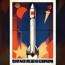 space x rocket diagram, soviet era propaganda poster, bauhaus design, bold composition, retrofuturistic, swiss style poster