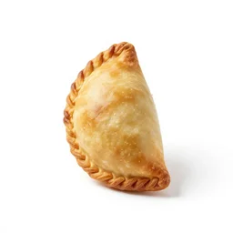 gothic empanada, 8k product photo, isolated on a pure white background, centered, entire object in frame, sharp focus, soft studio lighting