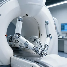 futuristic robotic cybernetic symbiosis thick bifurcated robotic cnc surgical hybrid mri 3 d printer machine experimental car outside, still from the movie interstellar, sci - fi, highly detailed, vibrant colors, photo realistic, cinematic, artstation, concept art, unreal render,, art by greg rutkowski and artgerm and alphonse mucha,