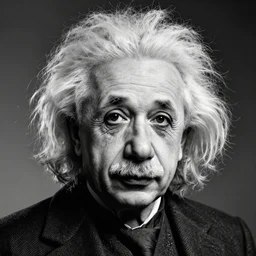 provocative einstein portrait