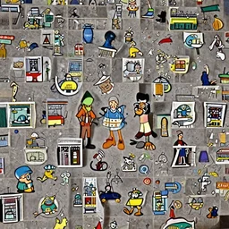 still from a stop-motion Rankin/Bass film (1964)