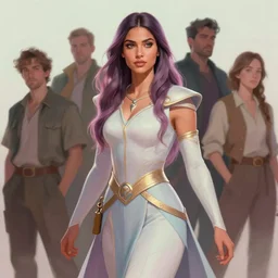 dynamic medium shot painted portrait, maya ali as divinity 2 sorcerer, pastel colours, octane render, unreal engine, matte painting concept art, fanart artstation by jesper ejsing and rhads and lois van baarle and ilya kuvshinov and rossdraws