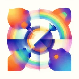 🛰 🌈 🕳 abstract geometric colorful