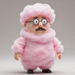 still of jesse pinkman entirely made out of cotton candy, scene of a human made entirely out of cotton candy, flesh replaced by cotton candy, clothes replaced by cotton candy, fused, food hybrid, food morph, mixed food, 8 5 mm, f. 1 4, beautiful composition,