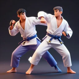 bjj mma kung - fu. octane render. blender greasepencil, digital art. artstation!!!!!!!!!!., vibrant, dynamic, energetic, lively, spirited, electrifying, brilliant, dramatic, expressive, lucid, meaningful, rich, sharp, striking, graphic, resplendent, shining,