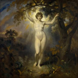 center of existence by Gustav Moreau