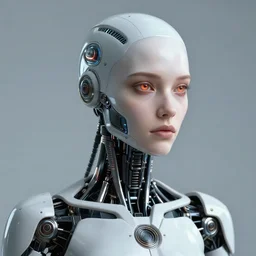 ultra detailed, 4 k portrait of cyborg by rachel ruysch