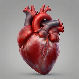 heart 3d art by David krakov