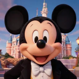 disney's goofy with demonic eyes