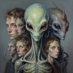 high detailed alien portrait | | organic painting by jakub gazmercik, max masnyy, jakub gazmercik, beeple, patrick faulwetter, heavenlydaemonic, and mc escher, surrealism, trending on artstation