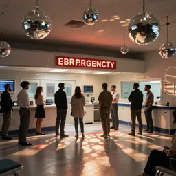 disco party emergency room