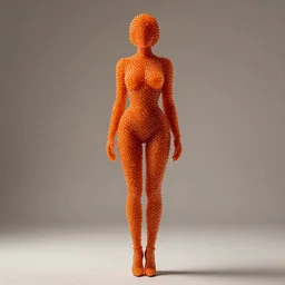 woman made of caviar. unreal engine. hq render. high concept 4k full body.