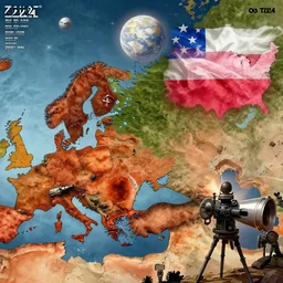 war between mars and united states of poland in year 2234, photo from the battle