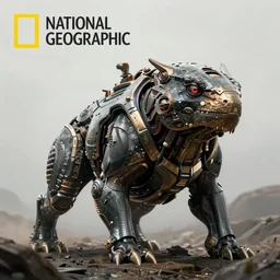 national geographic professional photo of a sci fi animal, award winning
