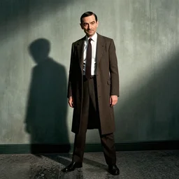 A still of  Mr Bean in The Matrix