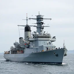 a British naval ship