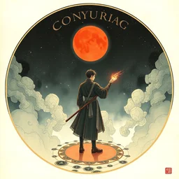 album cover of conjurer circle magic by akihiko yoshida